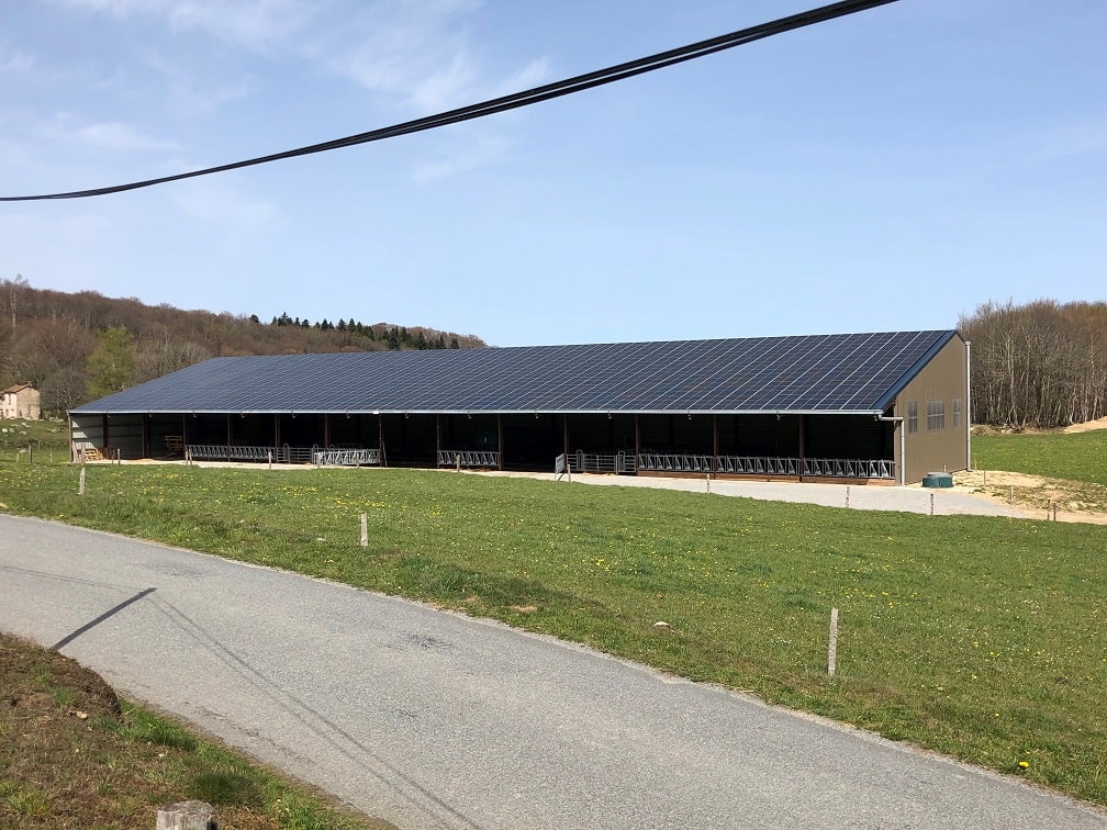 Hangar agricole solaire